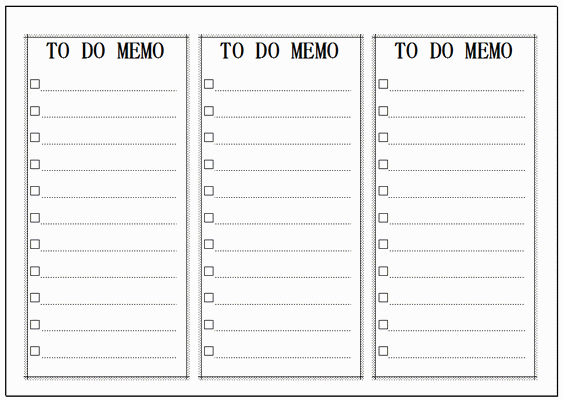 Todoメモ 無料ダウンロードできるテンプレート 雛形 無料でダウンロードできるフォーマット テンプレート 雛形