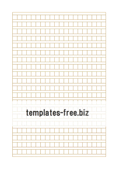 Excelで作成した400字詰原稿用紙